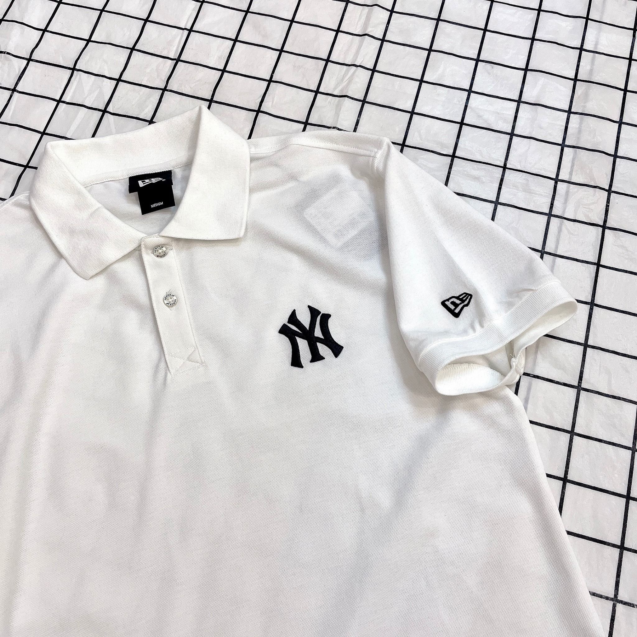  1705 - HÀNG CHÍNH HÃNG - ÁO THUN POLO NEW ERA  - NY THÊU TRẮNG - CODE: 12848781 