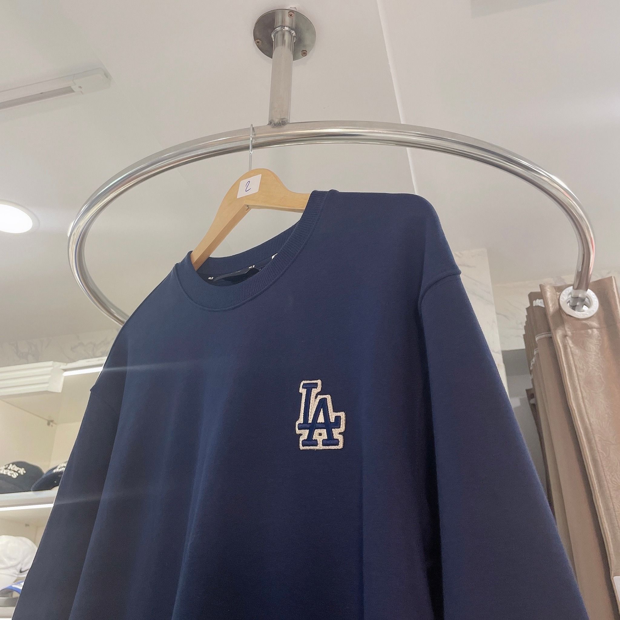  1660 - HÀNG CHÍNH HÃNG - ÁO SWEATER MLB MONOGRAM BIG LUX NY YANKEES - NAVY - CODE: 3AMTM0234-07NYD 