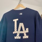  1660 - HÀNG CHÍNH HÃNG - ÁO SWEATER MLB MONOGRAM BIG LUX NY YANKEES - NAVY - CODE: 3AMTM0234-07NYD 