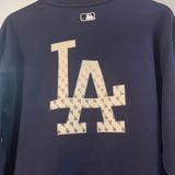  1660 - HÀNG CHÍNH HÃNG - ÁO SWEATER MLB MONOGRAM BIG LUX NY YANKEES - NAVY - CODE: 3AMTM0234-07NYD 