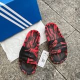  1707 - HÀNG CHÍNH HÃNG - DÉP ADIDAS 22 -  ‘ Loang Đỏ Đô - Black Right Red ’ - CODE: ID7808 