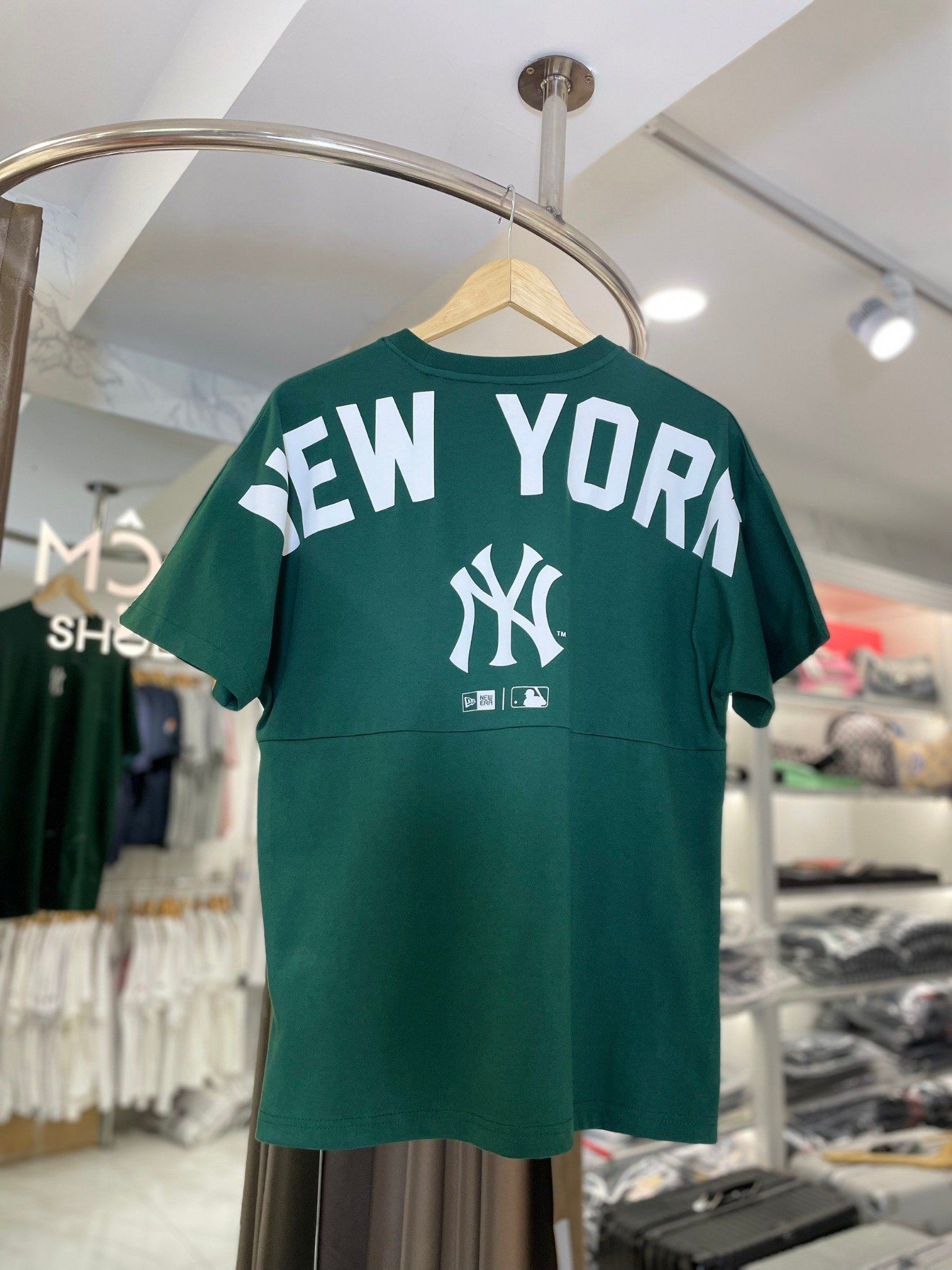  1688 - HÀNG CHÍNH HÃNG - ÁO THUN NEW ERA APPAREL - NY GREEN - CODE: 13516730 