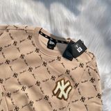  1713 - HÀNG CHÍNH HÃNG - ÁO SWEATER NEW ERA NY BÔNG TRẮNG - BE - CODE : 19500180 