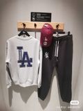  1722 - HÀNG CHÍNH HÃNG - ÁO SWEATER NEW ERA LA DODGERS BASIC LOGO HEATHER 