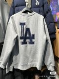  1722 - HÀNG CHÍNH HÃNG - ÁO SWEATER NEW ERA LA DODGERS BASIC LOGO HEATHER 