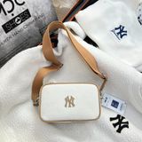  1992 - HÀNG CHÍNH HÃNG - Túi MLB Korea Monogram Jacquard Mini Cross Bag New York Yankees Cream - CODE: 3ACRS014N-50CRD 