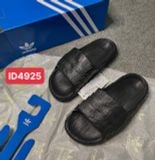  [SALE 750K] 2000 - HÀNG CHÍNH HÃNG - DÉP ADIDAS 22 - BẬC THANG *TRIPLE BLACK* 