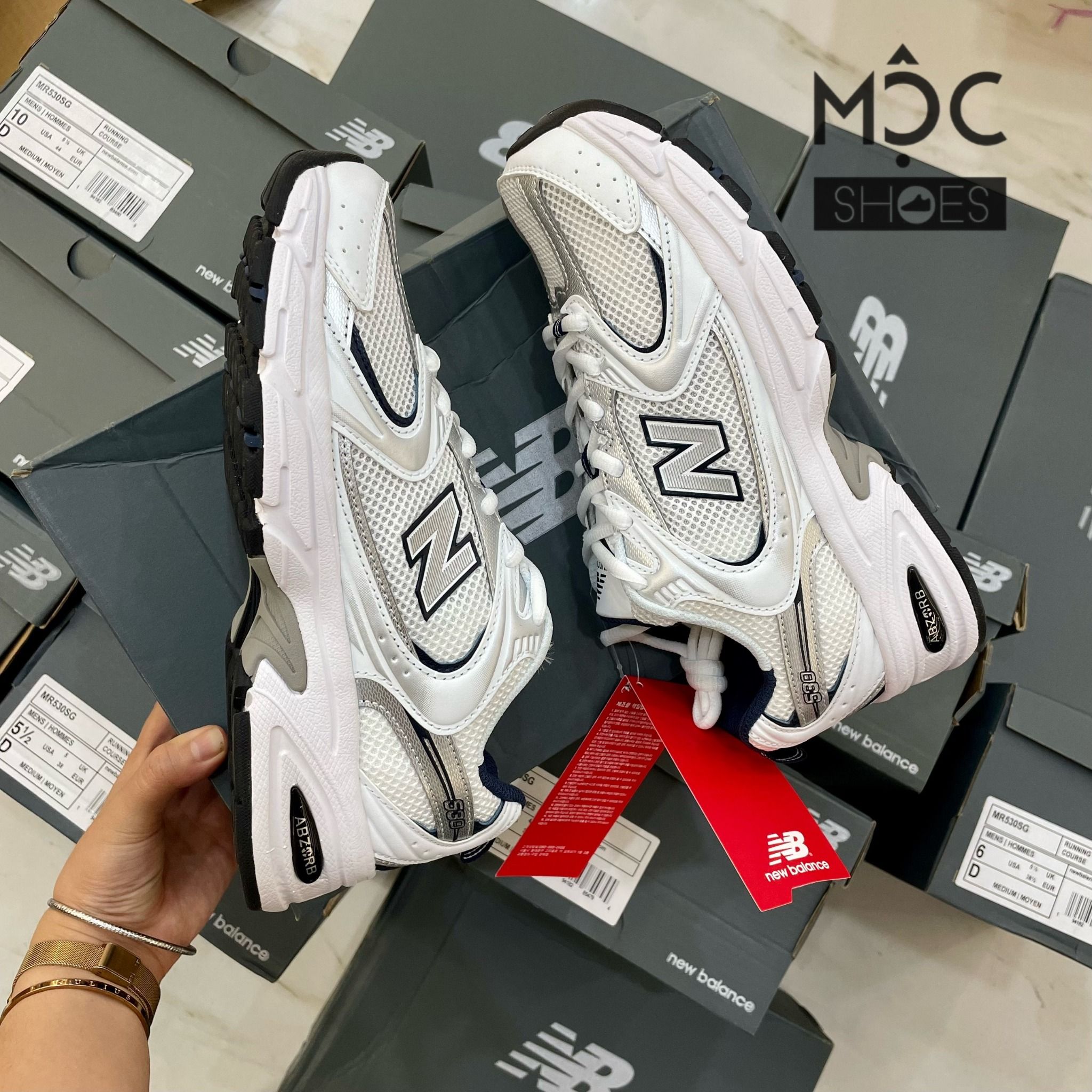  1075 - HÀNG CHÍNH HÃNG - GIÀY NEW BALANCE 530 RETRO RUNNING *NAVY* - CODE: MR530SG 
