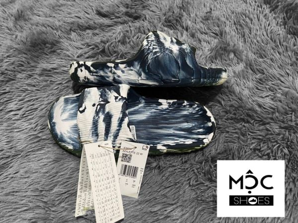  [SALE 750K] 1999  - HÀNG CHÍNH HÃNG - DÉP ADIDAS 22 - BẬC THANG *NAVY/GREY* LOANG 