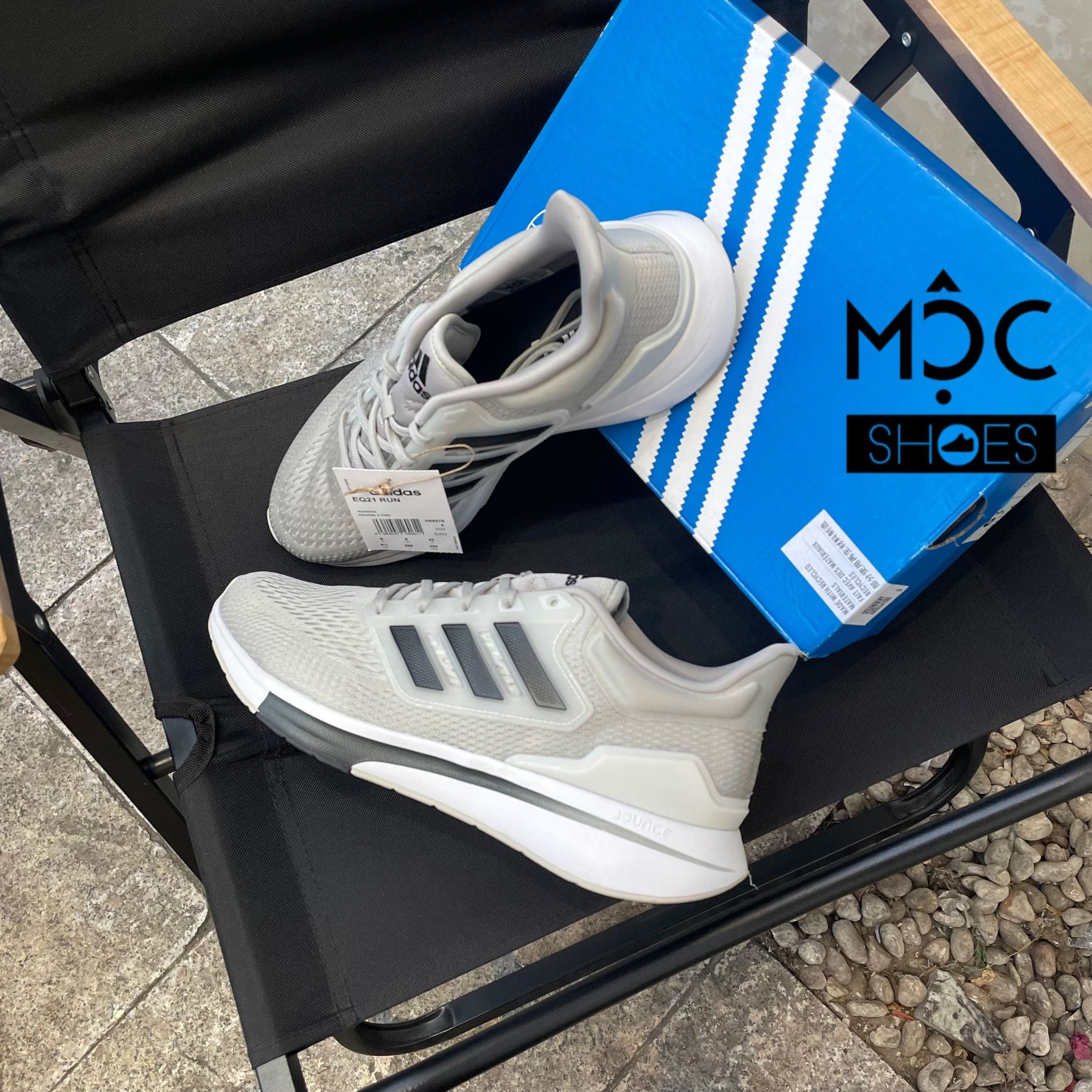  2032 - HÀNG CHÍNH HÃNG - GIÀY THỂ THAO ADIDAS RUNNING EQ21 MÀU XÁM - *GREY* - CODE: H68075 