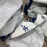  2033 - HÀNG CHÍNH HÃNG - Giày MLB Chunky Classic LA Dodgers Indigo  - TRẮNG XANH - CODE: 3ASXXA11N-07INS 