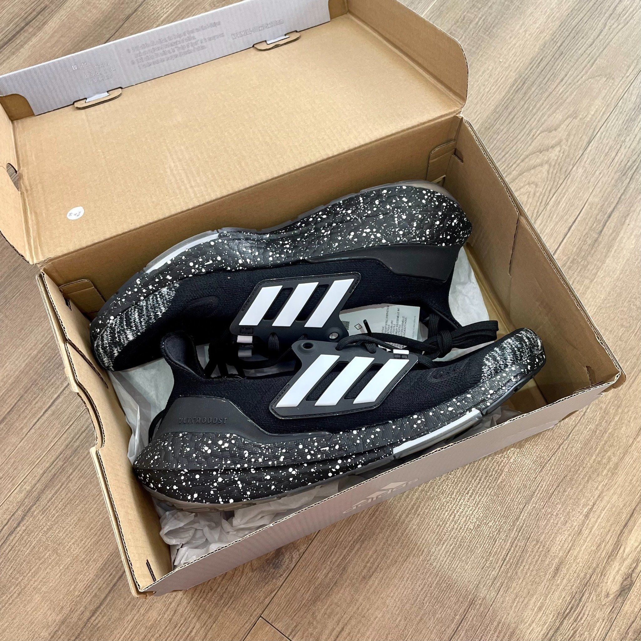  2036 - HÀNG CHÍNH HÃNG - GIÀY ADIDAS ULTRABOOST 22 Black White Speckled Men's Running Shoes - CODE: HP3310 