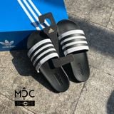  2057 - HÀNG CHÍNH HÃNG - DÉP ADIDAS CLOUDFOAM COMFORT - TRẮNG SỌC ĐEN 