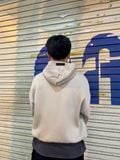  2054 - HÀNG CHÍNH HÃNG - ÁO FEAR OF GOD ESSENTIALS PULL - OVER HOODIE SILVER CLOUD (XÁM TRẮNG) 