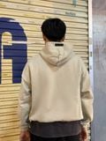  2054 - HÀNG CHÍNH HÃNG - ÁO FEAR OF GOD ESSENTIALS PULL - OVER HOODIE SILVER CLOUD (XÁM TRẮNG) 