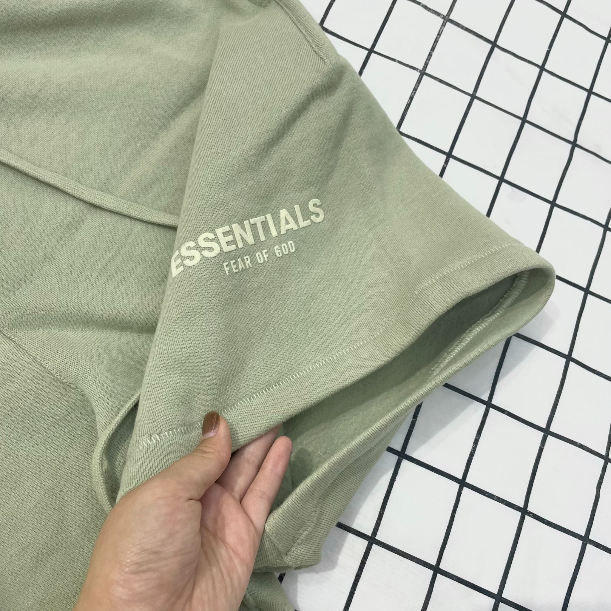  2061 - HÀNG CHÍNH HÃNG - QUẦN ĐÙI SHORT FEAR OF GOD ESSENTIAL SS22 MÀU XANH BƠ - *SEAFOAM* 