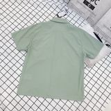  2078 - HÀNG CHÍNH HÃNG - ÁO NEW ERA - SƠ MI *TAY NGẮN* - MINT - CODE: 13679552 