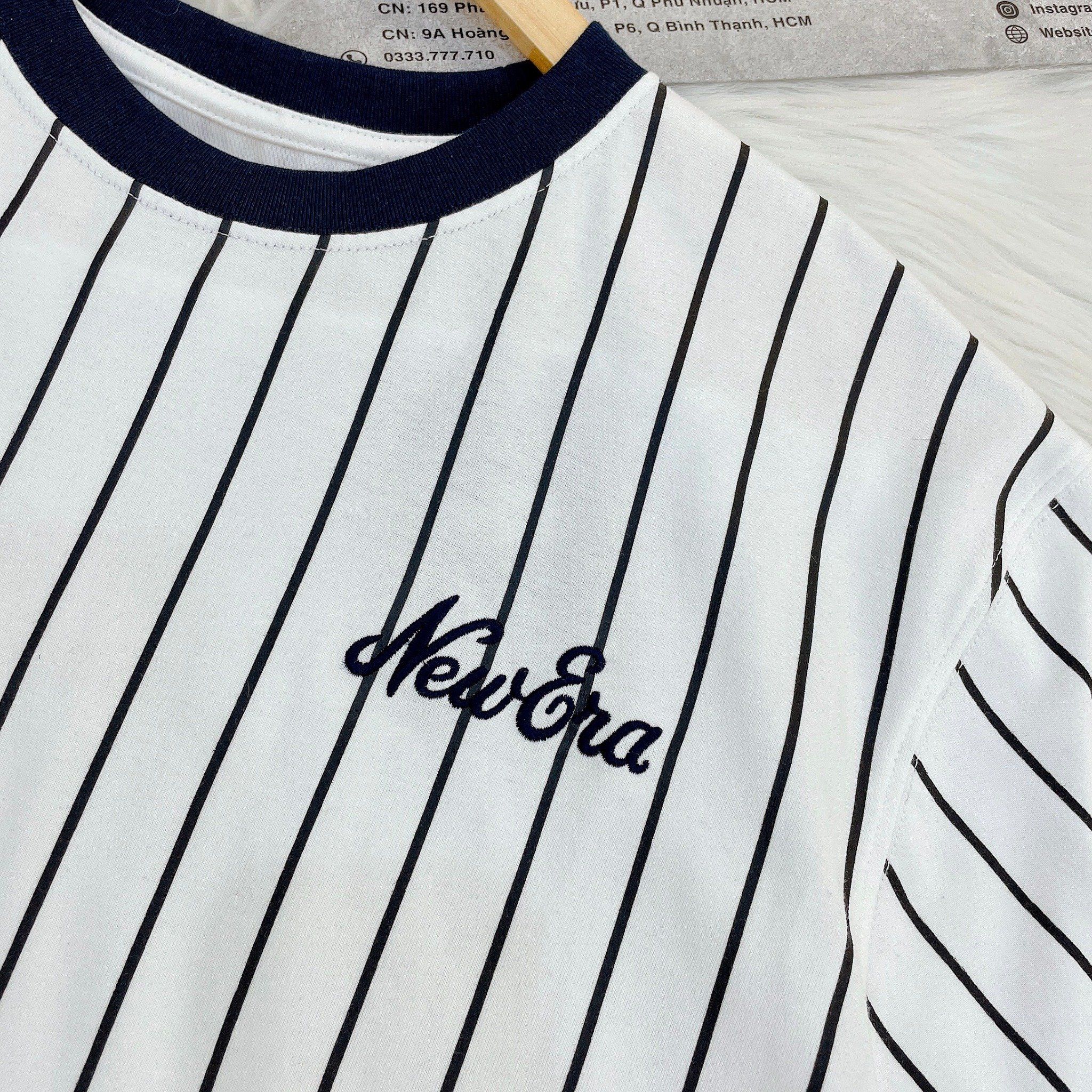  2102 - HÀNG CHÍNH HÃNG - ÁO NEW ERA - STRIPE LOGO NE - WHITE - CODE: 11860029 