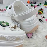  2106 - HÀNG CHÍNH HÃNG - GIÀY CLOG UNISEX CROCS HIKER 2.0 (ĐẾ GAI) CLASSIC - WHITE - CODE: 208365 - 100 