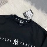  2124 -  HÀNG CHÍNH HÃNG - ÁO THUN NEW ERA -  ss24 Ny Hông + Yankee Ngang [ĐEN] 