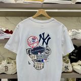  0966 - HÀNG CHÍNH HÃNG - ÁO THUN NEW ERA - STICKER - TRẮNG- CODE : 12142431 