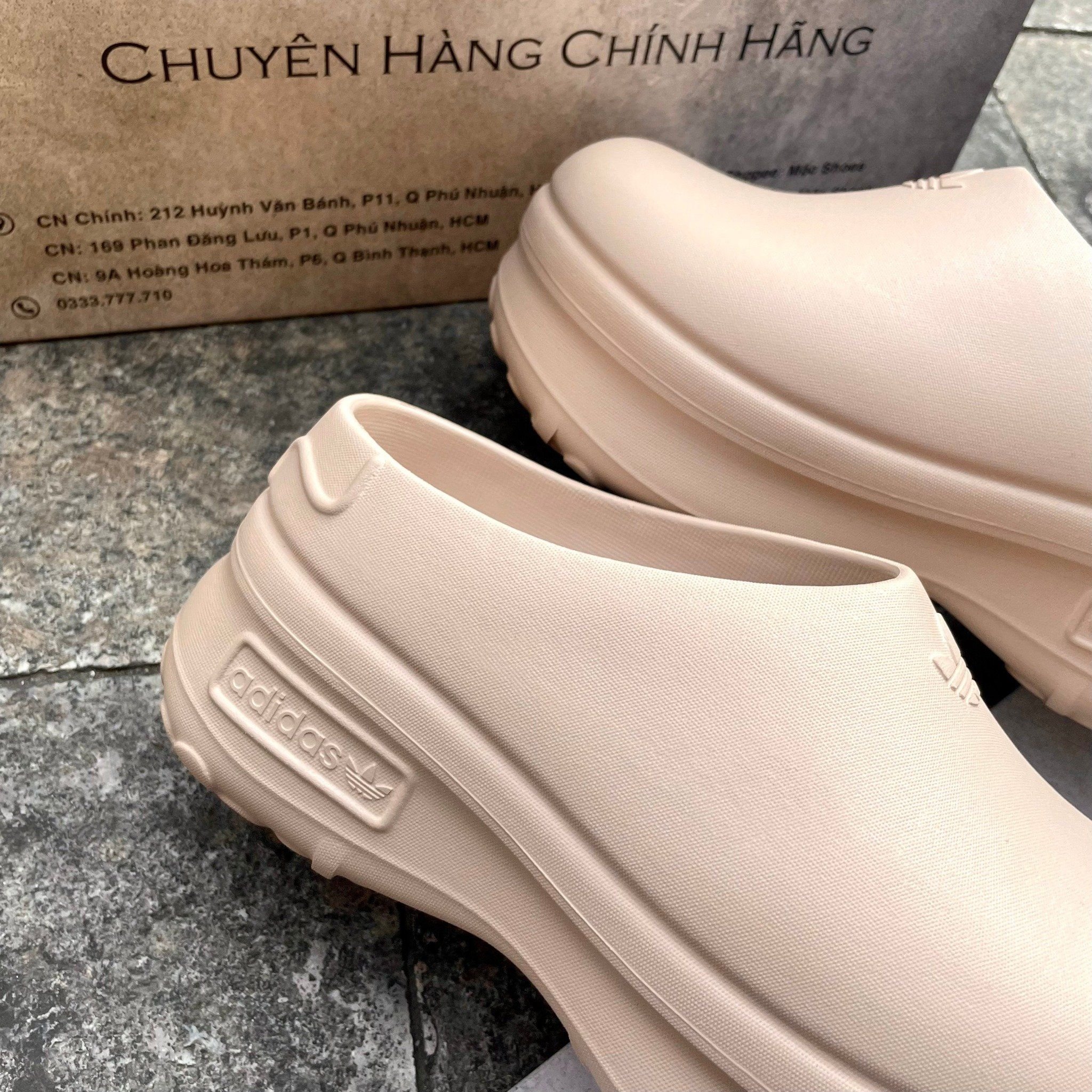  2129 - HÀNG CHÍNH HÃNG - GIÀY MULE ADIFOM STAN SMITH - WONDER BEGIE- CODE: IE7052 