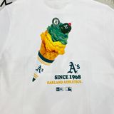  2132 -  HÀNG CHÍNH HÃNG - ÁO THUN NEW ERA - A'S OAKLAND - ICE CREAM - WHITE - CODE: 14179166 