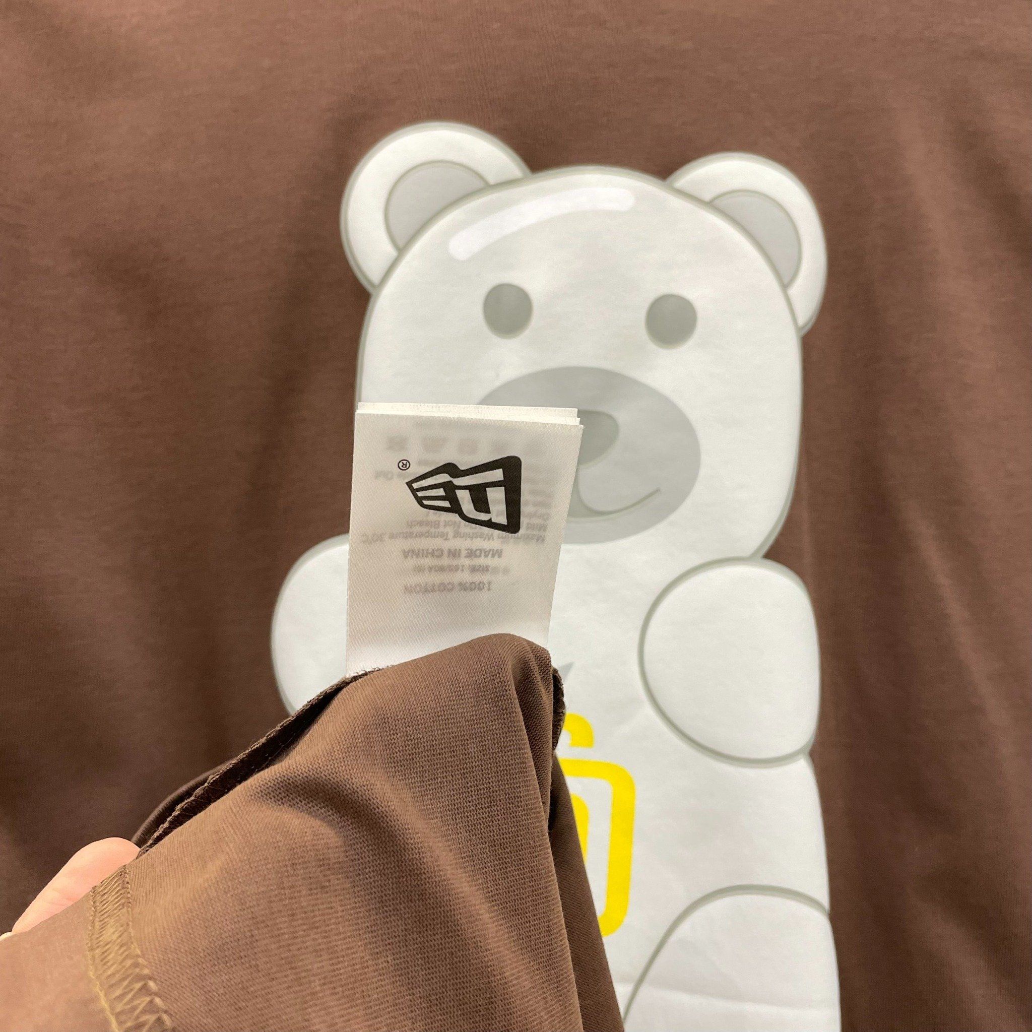  2147 - HÀNG CHÍNH HÃNG - ÁO THUN NEW ERA - SAN DIEGO PADRES BEAR WALNUT REGULAR SHORT SLEEVE - BROWN - CODE: 14148886 