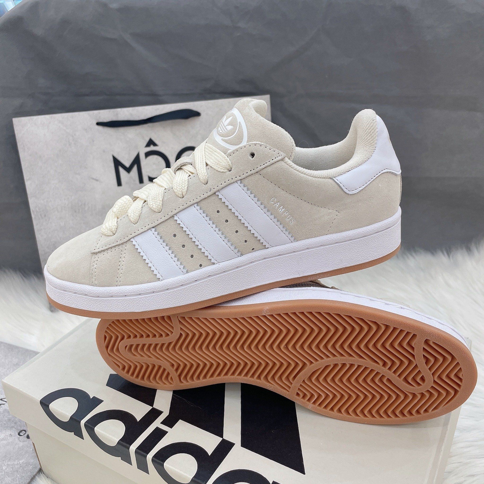  2172 - HÀNG CHÍNH HÃNG - GIÀY ADIDAS CAMPUS 00S - KEM ĐẾ GUM 