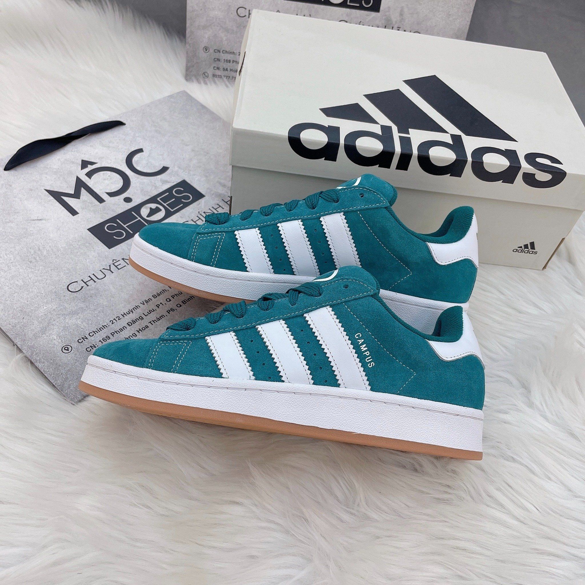  2173 - HÀNG CHÍNH HÃNG - GIÀY ADIDAS CAMPUS 00S - DARK GREEN - ĐẾ GUM 