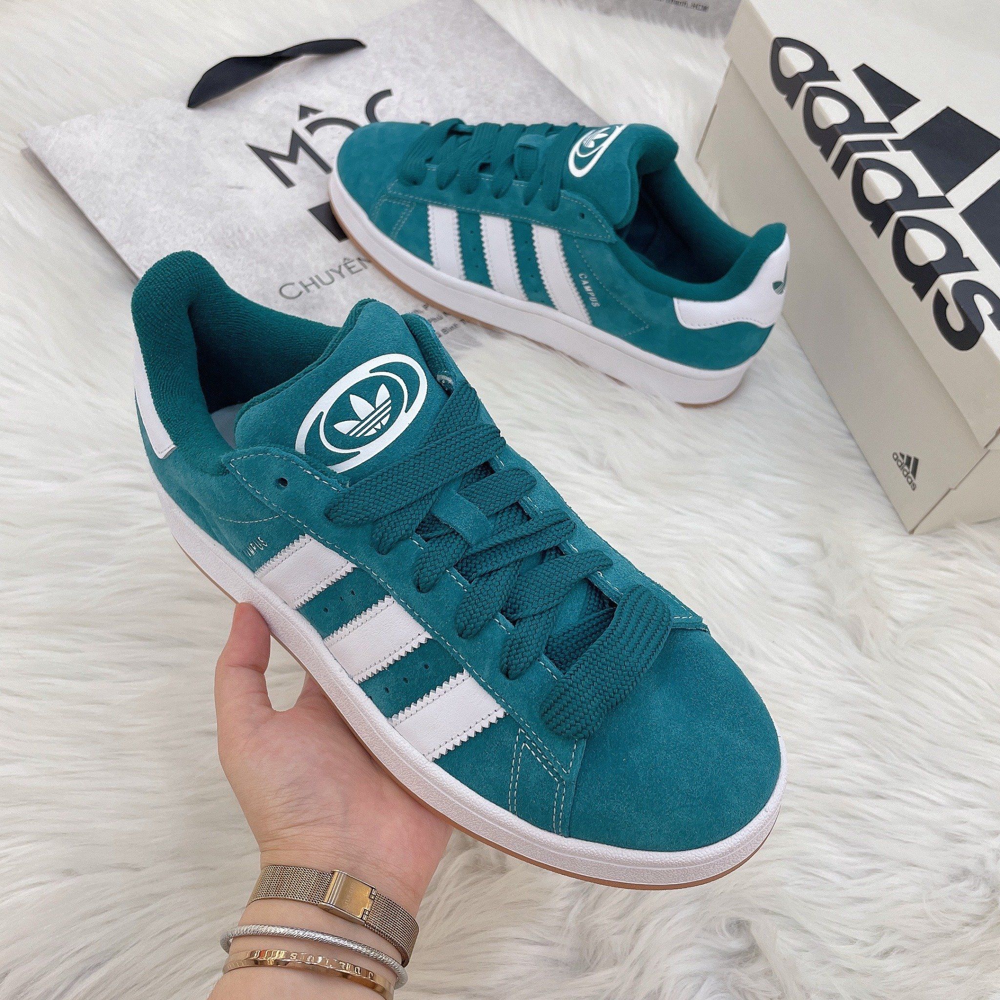  2173 - HÀNG CHÍNH HÃNG - GIÀY ADIDAS CAMPUS 00S - DARK GREEN - ĐẾ GUM 