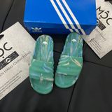  [SALE 750K] 2177 - HÀNG CHÍNH HÃNG - DÉP ADIDAS 22 - XANH LÁ VẨY SƠN 