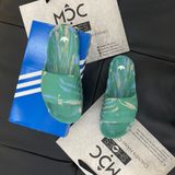  2177 - HÀNG CHÍNH HÃNG - DÉP ADIDAS 22 - XANH LÁ VẨY SƠN 