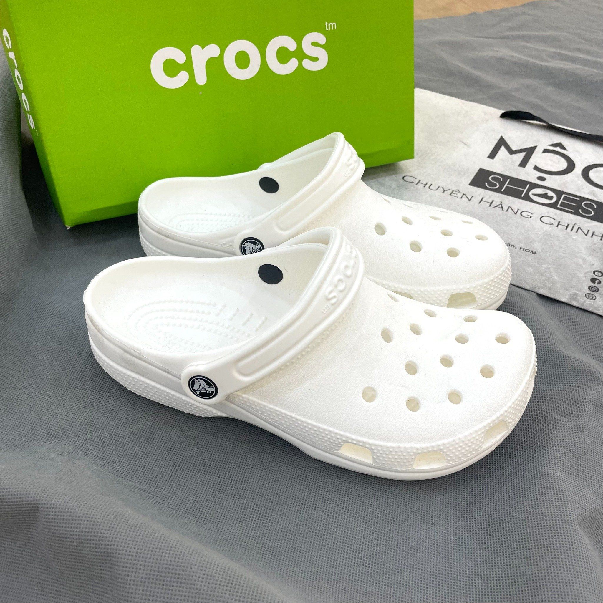  2191 - HÀNG CHÍNH HÃNG - CLOG UNISEX CROCS BAYA - WHITE - CODE: 10126-100 