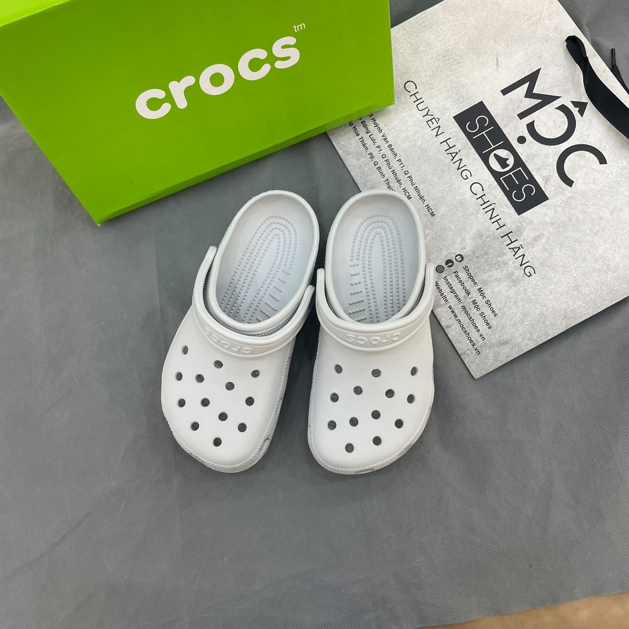  2193 - HÀNG CHÍNH HÃNG - CLOG UNISEX CROCS BAYA - ATMOSPHERE - CODE: 10001-1FT 