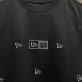  2249 - HÀNG CHÍNH HÃNG - ÁO THUN NEW ERA - MULTI LOGO THÊU - ĐEN 