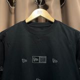  2249 - HÀNG CHÍNH HÃNG - ÁO THUN NEW ERA - MULTI LOGO THÊU - ĐEN 