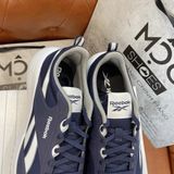  2224 - HÀNG CHÍNH HÃNG - GIÀY REEBOK - ĐẾ BẦU - XANH NAVY *LOGO TRẮNG* 