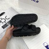  2246 - HÀNG CHÍNH HÃNG - DÉP MLB 2 QUAI - ĐEN *QUAI DÁN - CODE: 3ALPCBT33-50BKS 