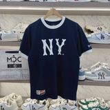  2263 - HÀNG CHÍNH HÃNG - ÁO THUN NEW ERA  -  NY VIỀN CỔ TRẮNG - NAVY - CODE : 11929725 