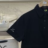  2264 - HÀNG CHÍNH HÃNG - ÁO POLO NEW ERA - ÁO POLO GOLF Logo New Era - ĐEN 