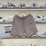  2267 - HÀNG CHÍNH HÃNG - QUẦN SHORT NEW ERA - NHIỀU LOGO NE - NÂU - CODE: 14187408 