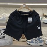  2265 - HÀNG CHÍNH HÃNG - QUẦN SHORT NEW ERA -  ĐEN LOGO B THÊU  - CODE 135746437 