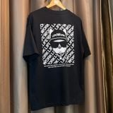  2270 - HÀNG CHÍNH HÃNG - ÁO LIFE WORK - CON CHÓ ĐEO KÍNH - ĐEN - CODE: LW234TS084 