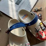  2288 - HÀNG CHÍNH HÃNG - CLOG UNISEX CROCS BAYA NARUTO - TRẮNG KEM 