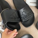 2309 - HÀNG CHÍNH HÃNG - DÉP ADILETTE AQUA SLIDE 2.0 - BIG LOGO - ĐEN FULL - CODE: IF7371 