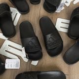  2309 - HÀNG CHÍNH HÃNG - DÉP ADILETTE AQUA SLIDE 2.0 - BIG LOGO - ĐEN FULL - CODE: IF7371 