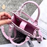  2128 - HÀNG CHÍNH HÃNG - TÚI MLB DIAMOND MONOGRAM MINI TOTE BAG NEW YORK YANKEES - PINK - CODE: 7ACRMD34N-50PKL 