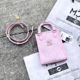  2128 - HÀNG CHÍNH HÃNG - TÚI MLB DIAMOND MONOGRAM MINI TOTE BAG NEW YORK YANKEES - PINK - CODE: 7ACRMD34N-50PKL 