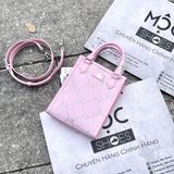  2128 - HÀNG CHÍNH HÃNG - TÚI MLB DIAMOND MONOGRAM MINI TOTE BAG NEW YORK YANKEES - PINK - CODE: 7ACRMD34N-50PKL 